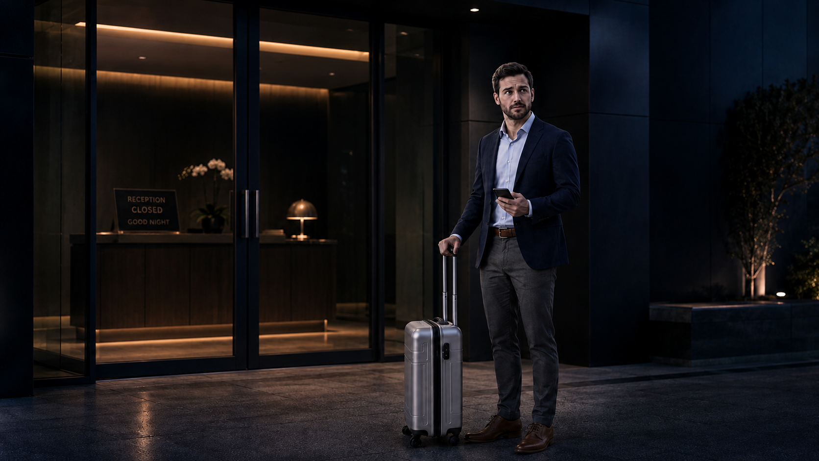 Pokój hotelowy z połączonym dostępem gościa i automatyką